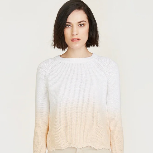 Autumn Cashmere Cotton Ombré Crewneck - NEW! - Picture 1 of 6